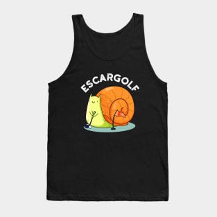 Escar-golf Cute Escargot Snail Pun Tank Top